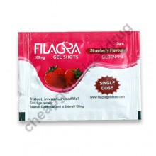 Buy Filagra Gel Shots Strawberry Oral Jelly - Fortune Healthcare